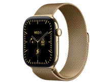 Apple Watch Series 12 GPS + Cellular, 46 mm Titangehäuse, Brillantgold, individuelles Armband kaufen