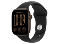 Apple Watch Series 12 GPS, cassa in alluminio da 42 mm, bronzo scuro, cinturino personalizzato
