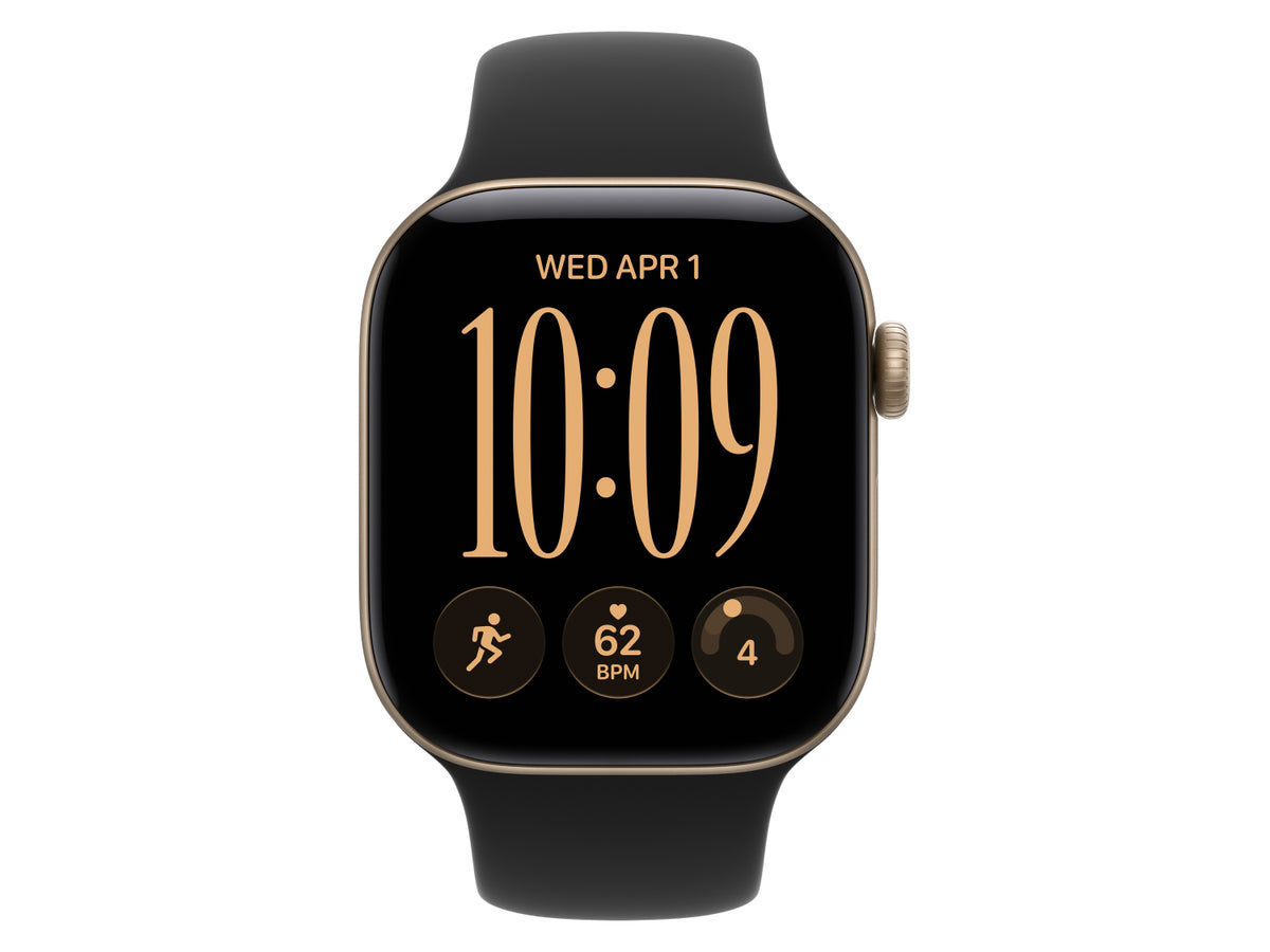 Apple Watch Series 12 GPS, 42 mm Aluminiumgehäuse, Lichtgold, individuelles Armband kaufen