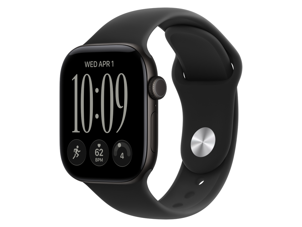 Apple Watch Series 12 GPS, 42 mm Aluminiumgehäuse, Schwarz, individuelles Armband kaufen