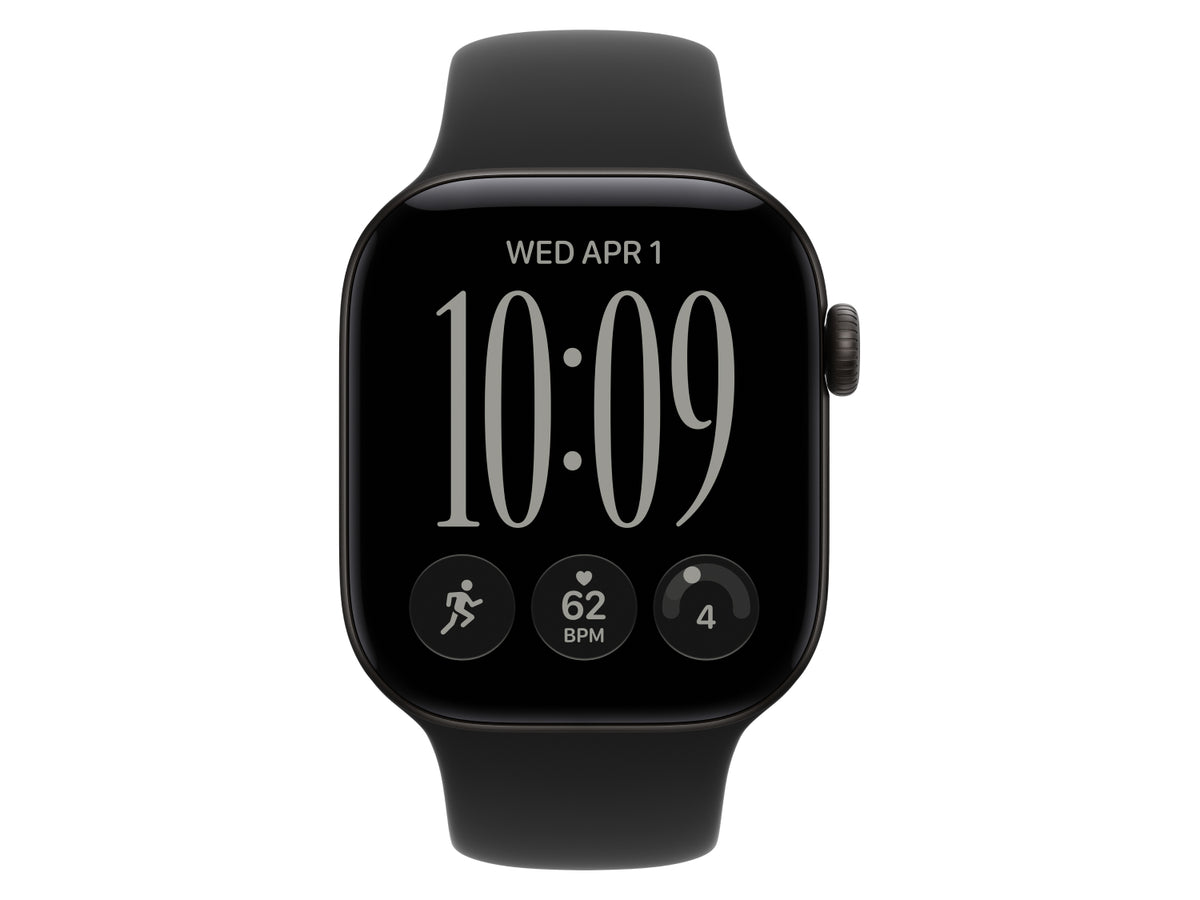Apple Watch Series 12 GPS, 42 mm Aluminiumgehäuse, Schwarz, individuelles Armband kaufen