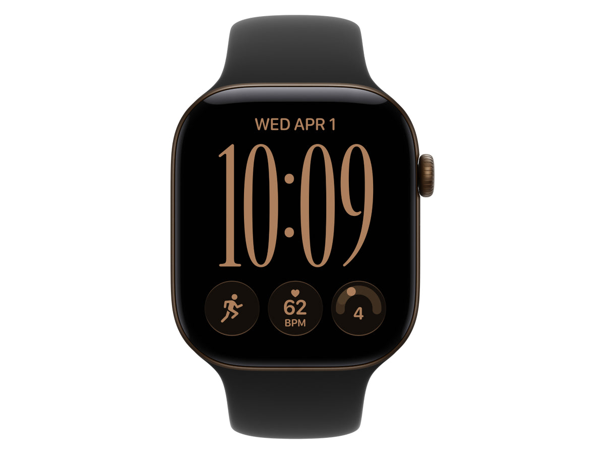 Apple Watch Series 12 GPS, 46 mm Aluminiumgehäuse, Dunkelbronze, individuelles Armband kaufen