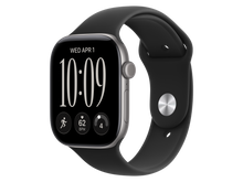 Apple Watch Series 12 GPS, 46 mm Aluminiumgehäuse, Space Grau, individuelles Armband kaufen