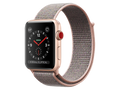 Apple Watch Series 3 GPS + Cellular, 42 mm Aluminiumgehäuse, Gold, Sport Loop, Sandrosa