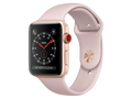 Apple Watch Series 3 GPS + Cellular, 38 mm Aluminiumgehäuse, Gold, Sportarmband, Sandrosa
