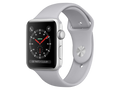 Apple Watch Series 3 GPS, 38 mm Aluminiumgehäuse, Silber, Sportarmband, Nebel