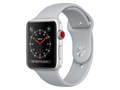 Apple Watch Series 3 GPS + Cellular, 42 mm Aluminiumgehäuse, Silber, Sportarmband, Nebel