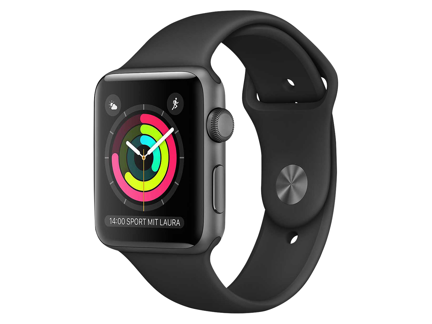 Apple Watch 42 mm Aluminium, Space Grau günstig gebraucht kaufen