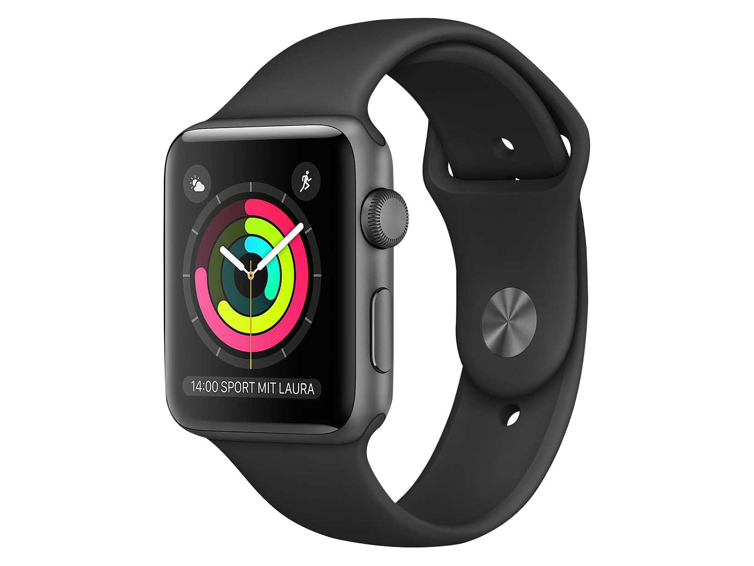 Apple Watch 42 mm Aluminium, Space Grau günstig gebraucht kaufen