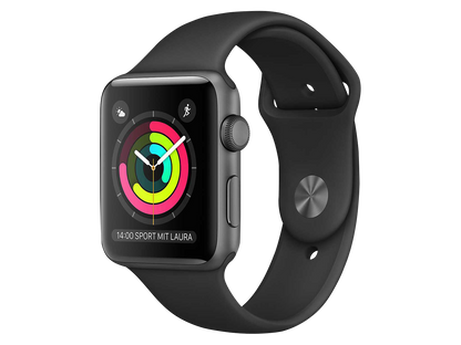Apple Watch 42 mm Aluminium, Space Grau günstig gebraucht kaufen