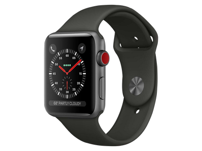 Apple Watch 42 mm Aluminium, Space Grau günstig gebraucht kaufen