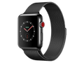 Apple Watch Series 3 GPS + Cellular, 42 mm Edelstahlgehäuse, Space Schwarz, Milanaise Armband