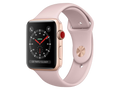 Apple Watch Series 3 GPS + Cellular, 42 mm Aluminiumgehäuse, Gold, Sportarmband, Sandrosa