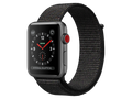 Apple Watch Series 3 GPS + Cellular, 42 mm Aluminiumgehäuse, Space Grau, Sport Loop, Schwarz