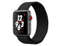 Apple Watch Series 3 Nike+ GPS + Cellular, cassa in alluminio 42 mm, Grigio siderale, Nike Sport Loop, Nero/Pure Platinum