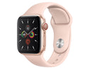 Apple Watch Series 5 GPS + Cellular, 40 mm Aluminiumgehäuse, Gold, Sportarmband, Sandrosa