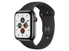 Apple Watch Series 5 40 mm Edelstahlgehäuse Space Schwarz günstig gebraucht kaufen