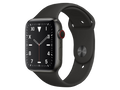 Apple Watch Series 6 GPS + Cellular, 40 mm Titangehäuse, Space Schwarz, individuelles Armband