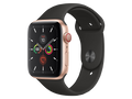 Apple Watch SE GPS + Cellular, 44 mm Aluminiumgehäuse, Gold, individuelles Armband