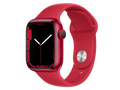 Apple Watch Series 7 GPS, boîtier en aluminium de 41 mm, (PRODUCT) RED, bracelet personnalisé