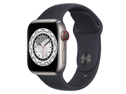 Apple Watch Series 7 41 mm Titangehäuse, Titan günstig gebraucht kaufen