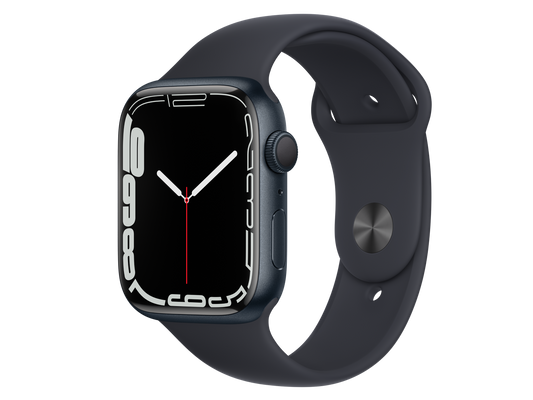 Apple Watch Series 7 45 mm Aluminiumgehäuse, Mitternacht günstig gebraucht kaufen