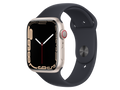 Apple Watch Series 7 GPS + Cellular, cassa in alluminio 45 mm, Luce stellare, cinturino personalizzato