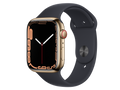 Apple Watch Series 7 GPS + Cellular, 45 mm Stainless Steel Case, Gold