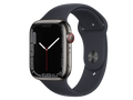 Apple Watch Series 7 GPS + Cellular, 45 mm Stainless Steel Case, Graphite