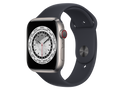 Apple Watch Series 7 GPS + Cellular, 45 mm Titanium Case, Titan