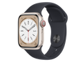 Outlet - Apple Watch Series 8 GPS + Cellular, cassa in alluminio da 41 mm, Luce stellare, cinturino personalizzato