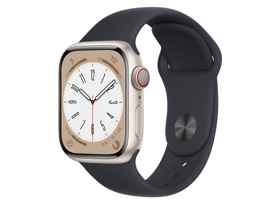 Apple Watch Series 8 41 mm Aluminiumgehäuse, Polarstern günstig gebraucht kaufen
