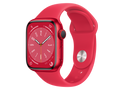 Apple Watch Series 8 GPS + Cellular, boîtier en aluminium de 41 mm, (PRODUCT) RED, bracelet personnalisable