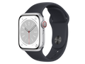 Apple Watch Series 8 GPS + Cellular, 41 mm Aluminium Case, Silver