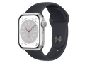 Apple Watch Series 8 GPS, 41 mm Boîtier en aluminium, Argent