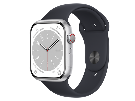 Apple Watch Series 8 45 mm Aluminiumgehäuse, Silber günstig gebraucht kaufen