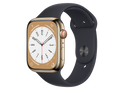 Apple Watch Series 8 GPS + Cellular, 45 mm Stainless Steel Case, Gold