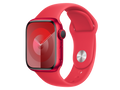 Apple Watch Series 9 GPS, 41 mm Aluminiumgehäuse, (PRODUCT)RED, individuelles Armband