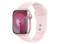 Apple Watch Series 9 GPS, 41 mm Aluminiumgehäuse, Rosé, individuelles Armband
