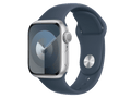 Outlet - Apple Watch Series 9 GPS, 41 mm cassa in alluminio, Argento, cinturino personalizzato