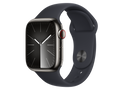 Apple Watch Series 9 GPS + Cellular, 41 mm Edelstahlgehäuse, Graphit, individuelles Armband