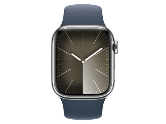 Apple Watch Series 9 41 mm Edelstahlgehäuse, Silber günstig gebraucht kaufen