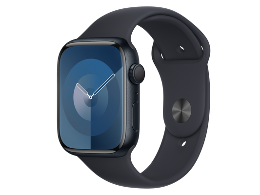 Apple Watch Series 9 45 mm Aluminiumgehäuse, Mitternacht günstig gebraucht kaufen