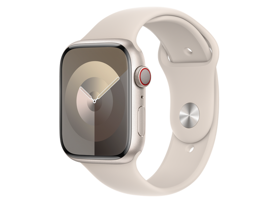 Apple Watch Series 9 45 mm Aluminiumgehäuse, Polarstern günstig gebraucht kaufen
