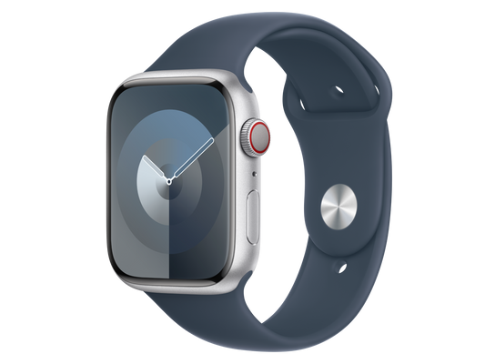 Apple Watch Series 9 45 mm Aluminiumgehäuse, Silber günstig gebraucht kaufen