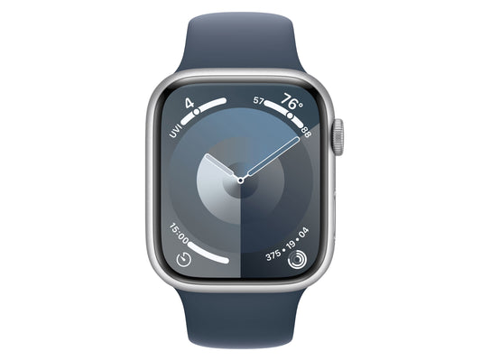 Apple Watch Series 9 45 mm Aluminiumgehäuse, Silber günstig gebraucht kaufen