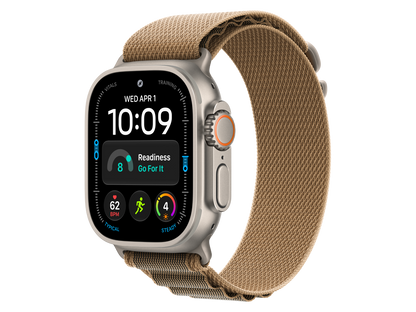 Apple Watch Ultra 4 GPS + Cellular, 49 mm Titangehäuse Natur, individuelles Armband kaufen