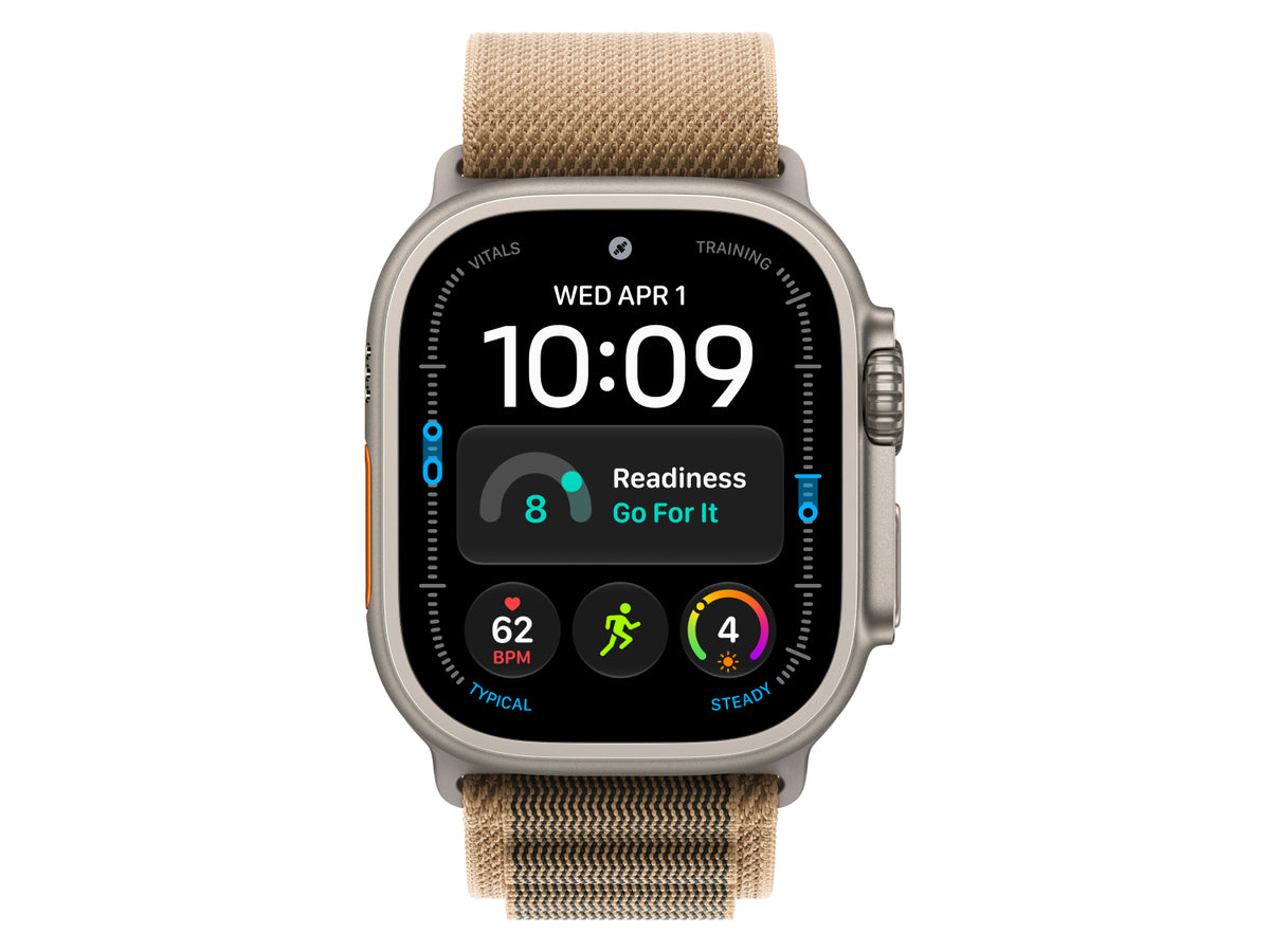 Apple Watch Ultra 4 GPS + Cellular, 49 mm Titangehäuse Natur, individuelles Armband kaufen