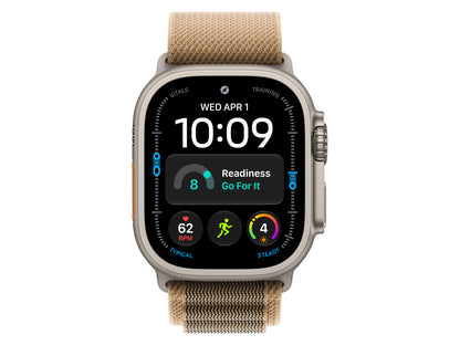Apple Watch Ultra 4 GPS + Cellular, 49 mm Titangehäuse Natur, individuelles Armband kaufen