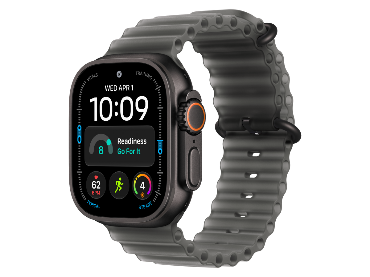 Apple Watch Ultra 4 GPS + Cellular, 49 mm Titangehäuse Schwarz, individuelles Armband kaufen